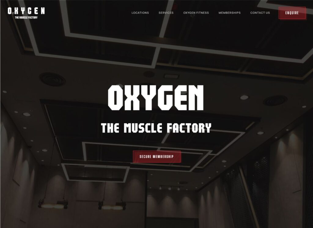 Image for redesigning the Australian site for one of the world's largest gyms.