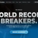 Image for a dark and sporty full site for a dedicated team of professional powerlifters.
