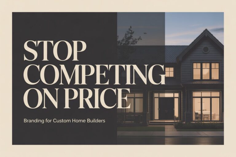 How to Stop Competing on Price: Branding for Custom Home Builders