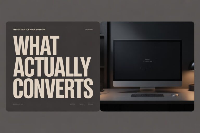Web Design for Home Builders: What Actually Converts in Brisbane